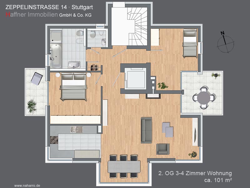 Grundriss 2.0bergeschoss